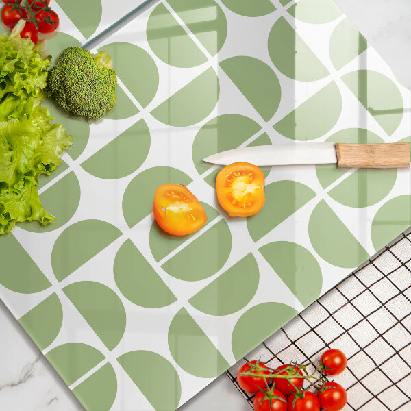 Glass chopping board Boho shapes