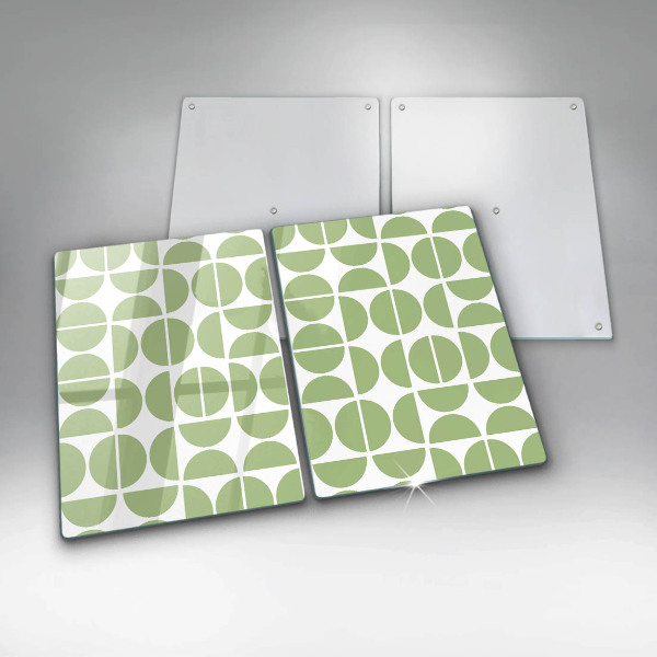 Glass chopping board Boho shapes