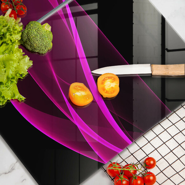 Glass chopping board Pink abstraction