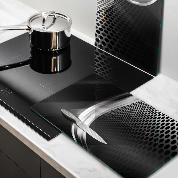 Glass chopping board Metal structure