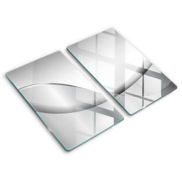 Glass chopping board Abstraction Design lines