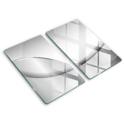 Glass chopping board Abstraction Design lines