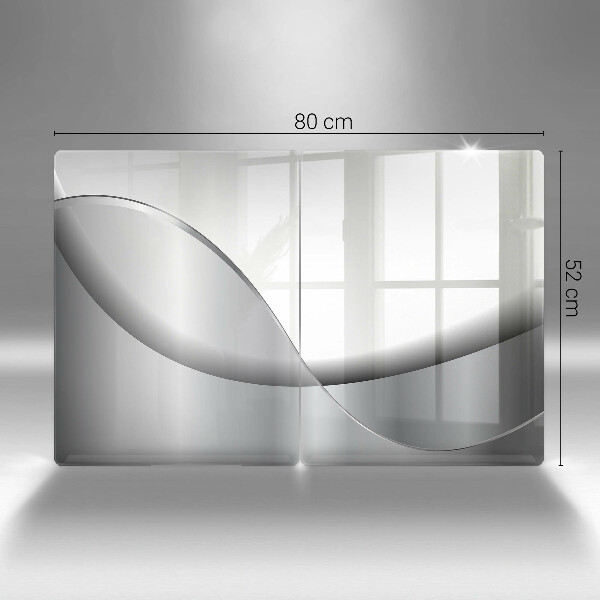 Glass chopping board Abstraction Design lines