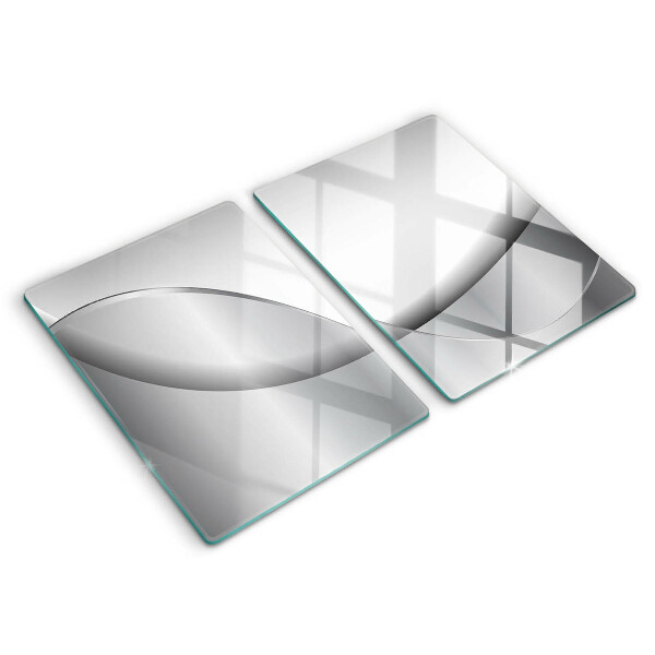 Glass chopping board Abstraction Design lines