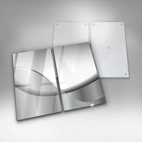 Glass chopping board Abstraction Design lines