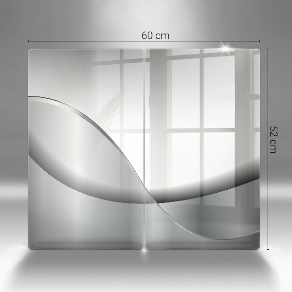 Glass chopping board Abstraction Design lines