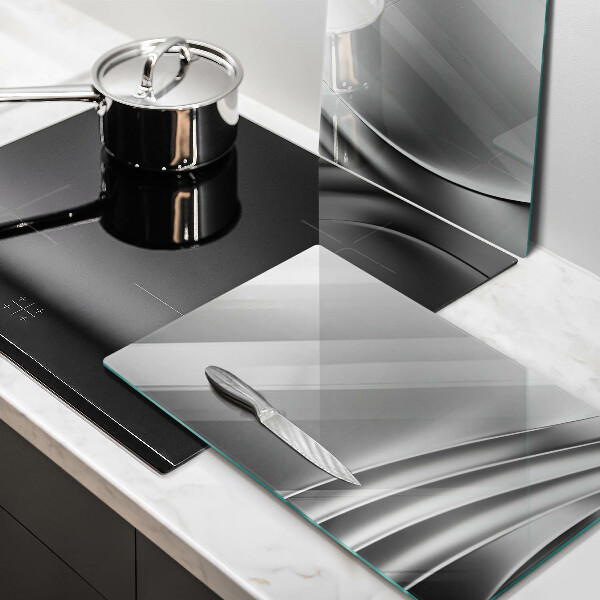 Glass chopping board Metal structure