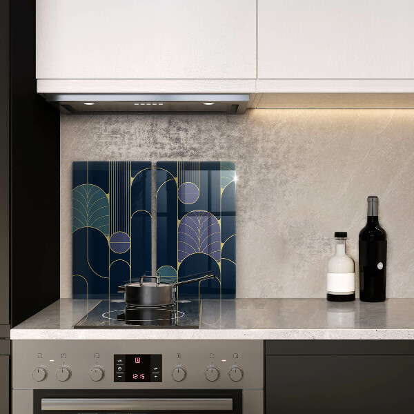 Glass chopping board Abstract motif