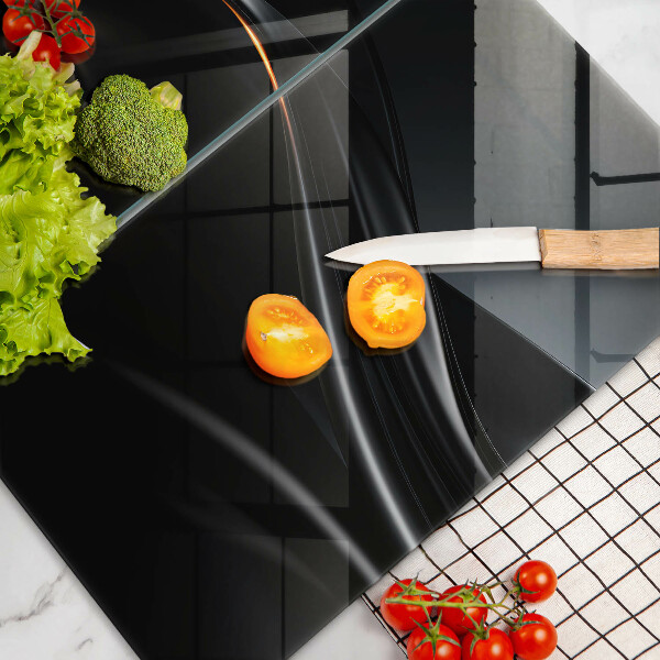 Glass chopping board 3D design abstraction