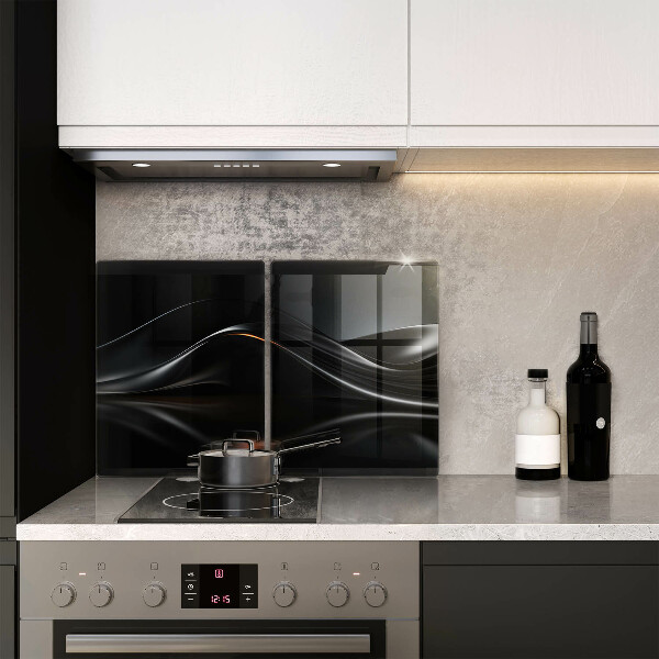 Glass chopping board 3D design abstraction