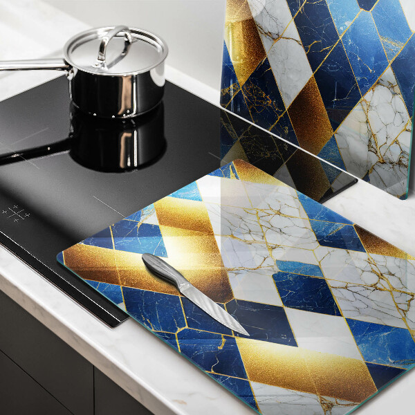 Chopping board Golden Rombs Marble