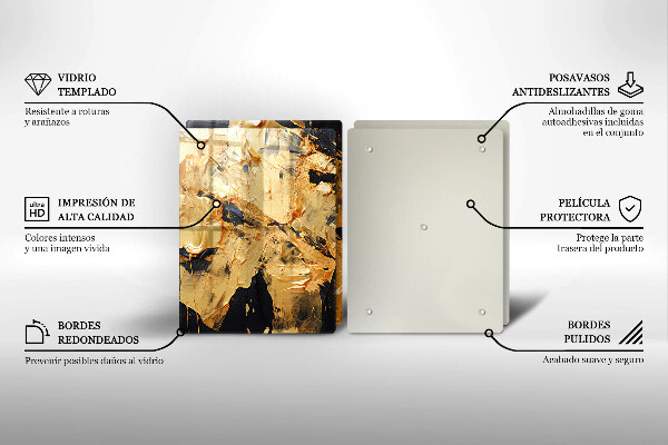 Chopping board Elegant paint texture