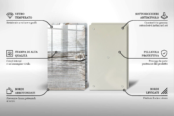 Chopping board Bright wood structure