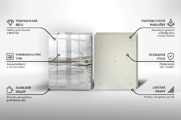 Chopping board Bright wood structure