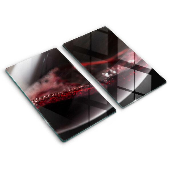 Chopping board Red wine glass