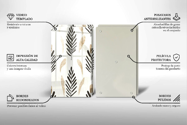 Chopping board Boho plants