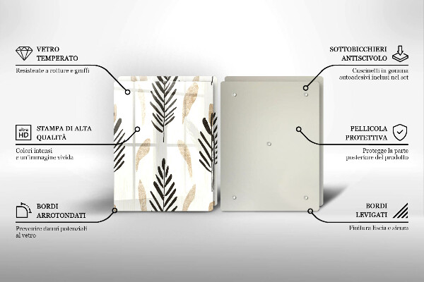 Chopping board Boho plants