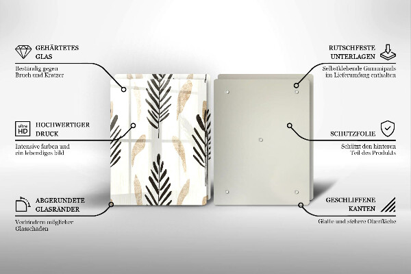 Chopping board Boho plants