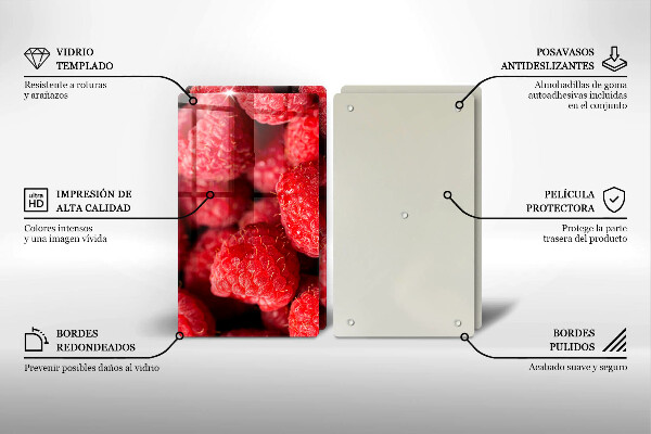 Chopping board Raspberry fruit