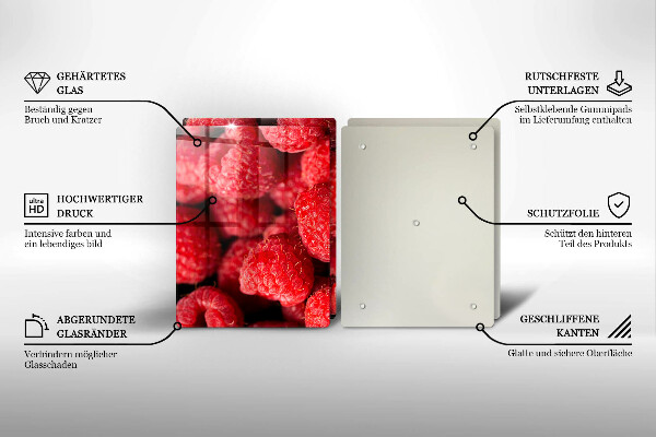 Chopping board Raspberry fruit