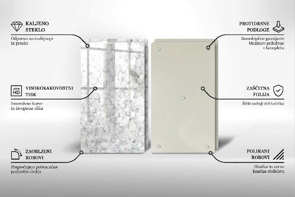 Chopping board Salt crystals