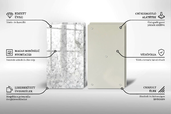 Chopping board Salt crystals