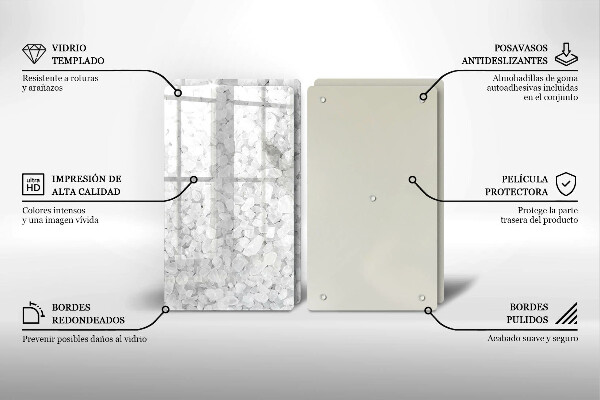 Chopping board Salt crystals