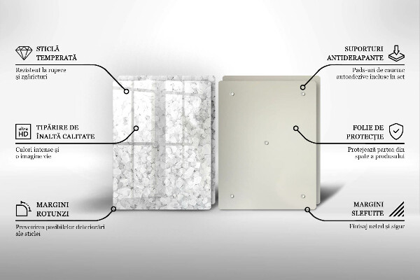 Chopping board Salt crystals