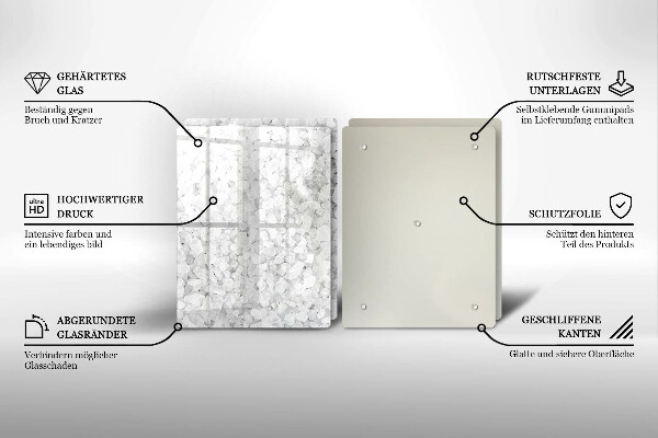Chopping board Salt crystals