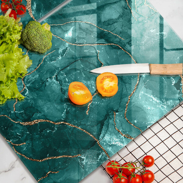 Chopping board Blue marble