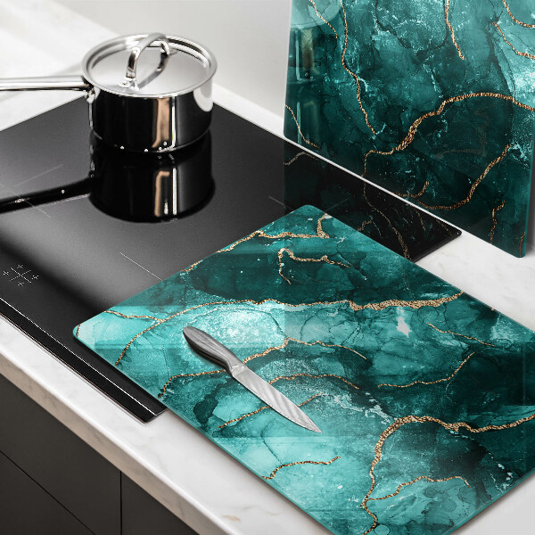 Chopping board Blue marble