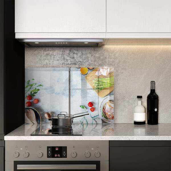 Chopping board Ingredients in the kitchen