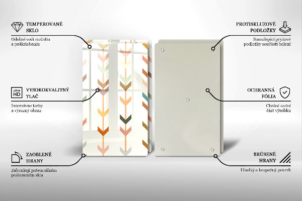 Chopping board Geometric elements