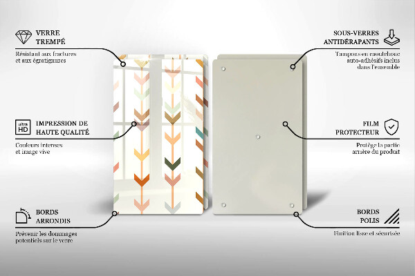 Chopping board Geometric elements