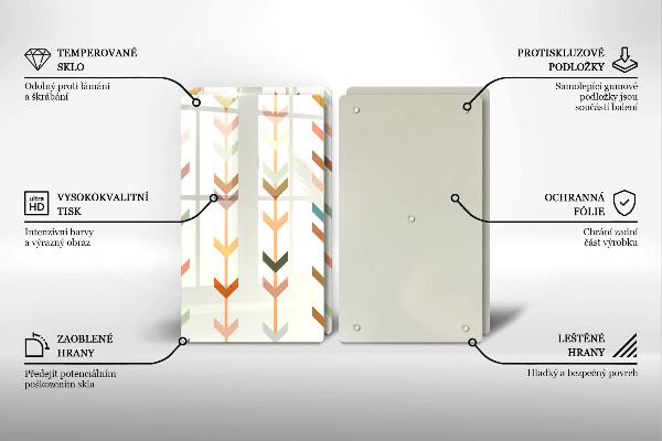 Chopping board Geometric elements