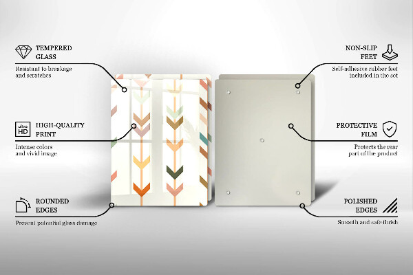 Chopping board Geometric elements