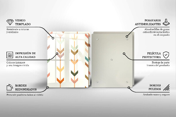 Chopping board Geometric elements