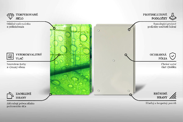 Chopping board Leaf closer