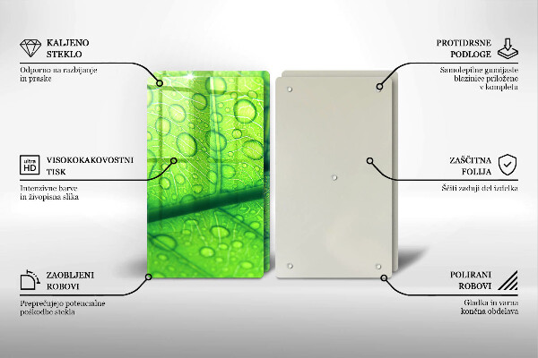 Chopping board Leaf closer