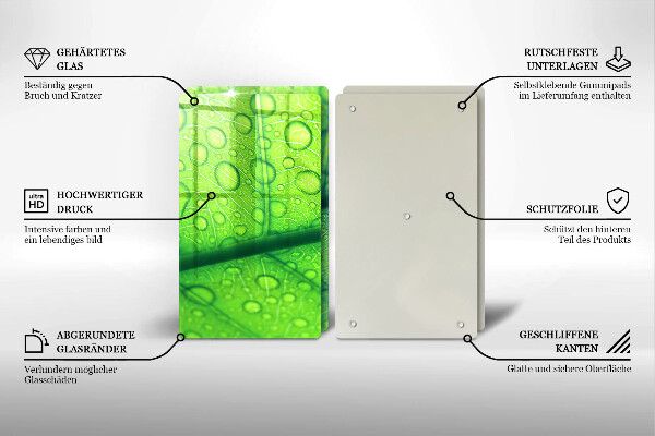 Chopping board Leaf closer