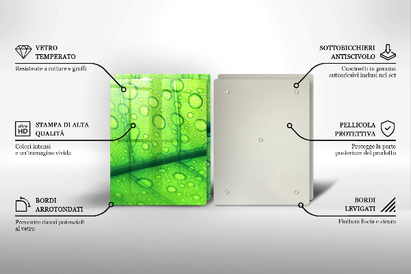 Chopping board Leaf closer