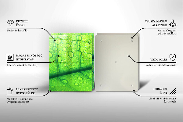 Chopping board Leaf closer