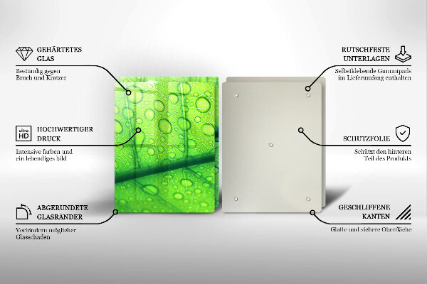 Chopping board Leaf closer