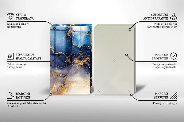 Chopping board Marble abstraction