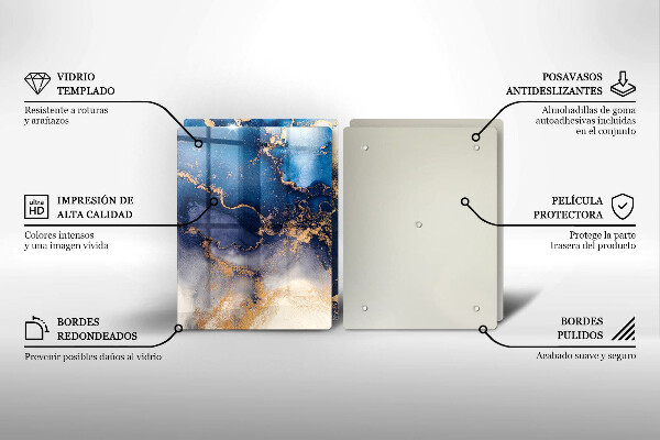 Chopping board Marble abstraction