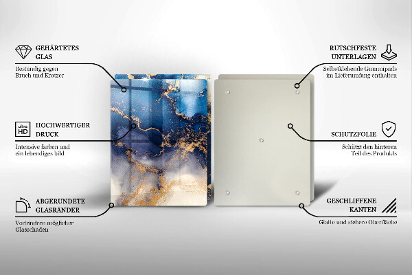 Chopping board Marble abstraction