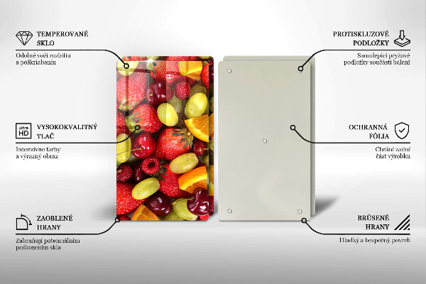 Chopping board Summer fruits