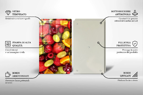 Chopping board Summer fruits