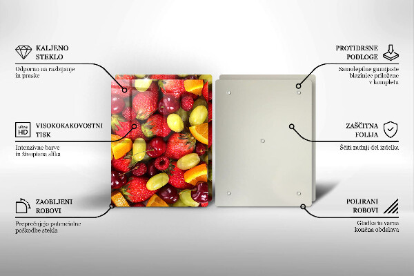 Chopping board Summer fruits