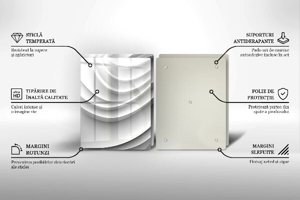 Chopping board Geometric lines